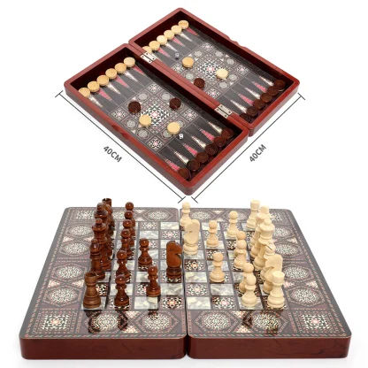 Retro Luxury Backgammon Board - Image 4