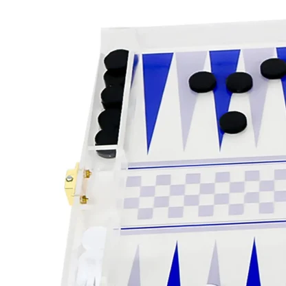 Clear Foldable Backgammon Board - Image 4