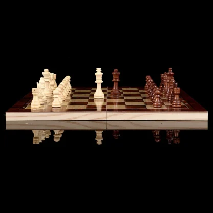 Portable Wooden Backgammon Board - Image 5