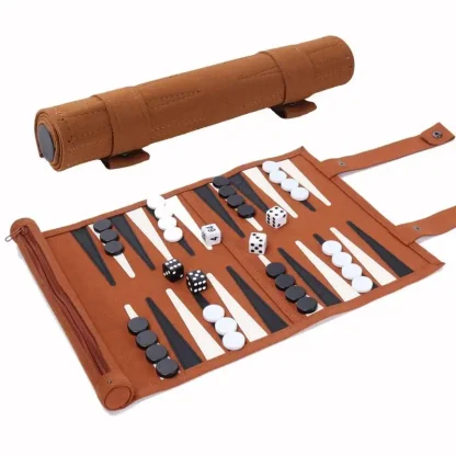 Roll Up Portable Backgammon Board