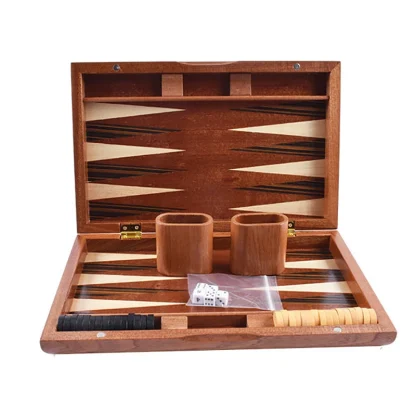 Wooden Magnetic Backgammon Board - Image 3