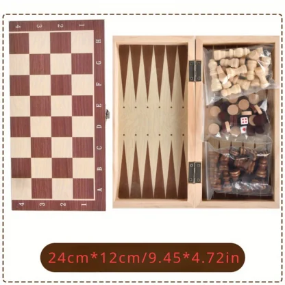 3-in-1 Foldable Backgammon Boards - Image 6