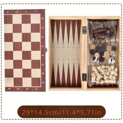 3-in-1 Foldable Backgammon Boards - Image 4