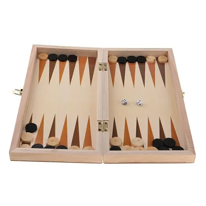 Portable Folding Backgammon Board - Image 2