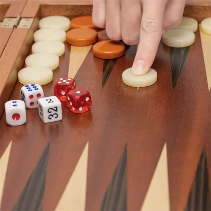 Classic Retro Backgammon Board - Image 3