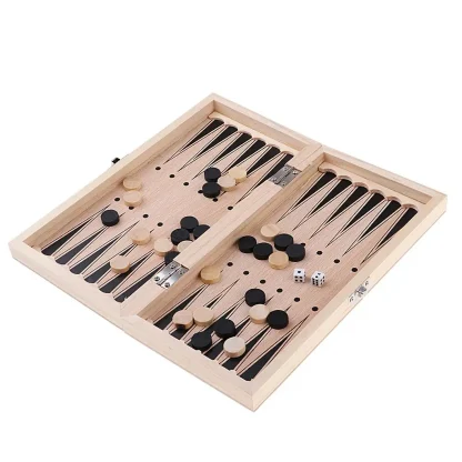 Folding Classic Backgammon Board - Image 2