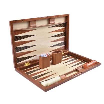 Wooden Magnetic Backgammon Board - Image 2