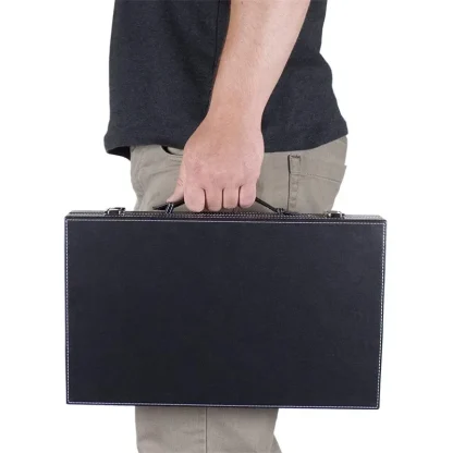 Black Briefcase Backgammon Board - Image 4