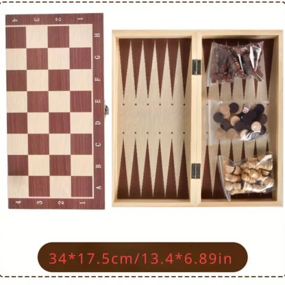 3-in-1 Foldable Backgammon Boards - Image 5