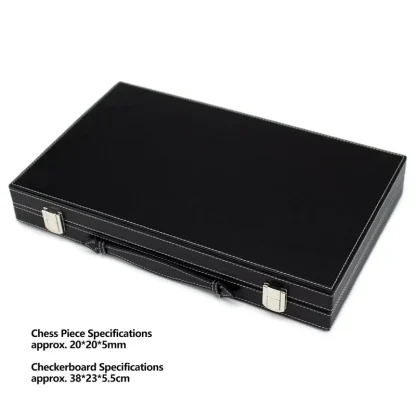 Black Briefcase Backgammon Board - Image 7