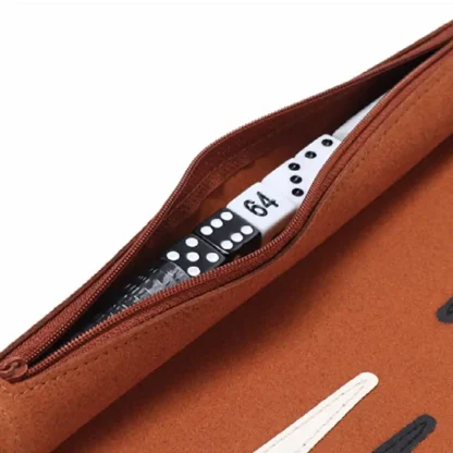 Travel Portable Backgammon Board - Image 2
